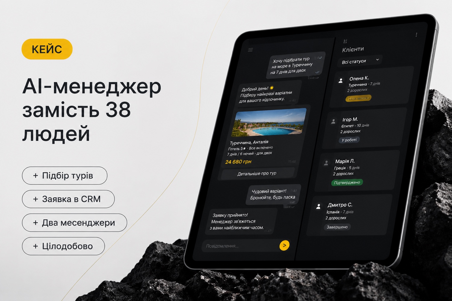 AI-менеджер, який відповідає замість 38 людей